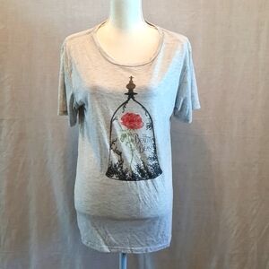 Beauty and the Beast Gray T-Shirt